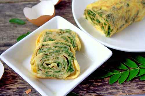 Healthy Moringa Egg Roll Recipe