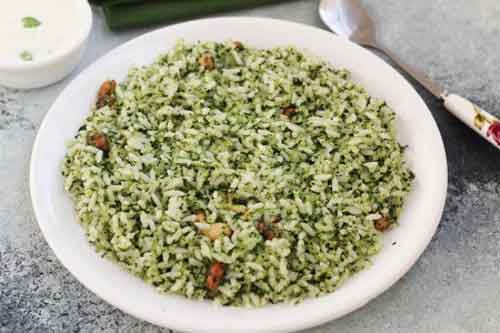 Moringa Leaves Rice