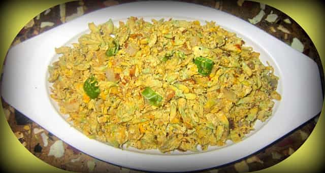 Drumstick Flower Egg Burji